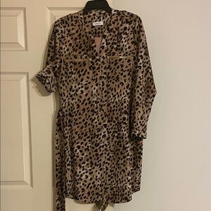 Calvin Klein Animal Print Dress